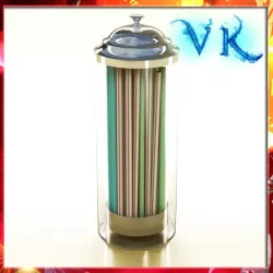 Straw Dispenser 3D model