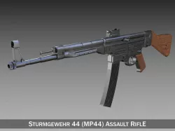 Sturmgewehr 44 - MP44 - German Assault Rifle 3D model
