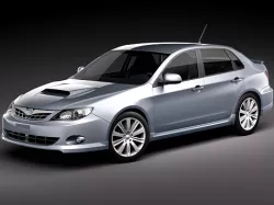Subaru Impreza WRX STi sedan 3D Model 3D model