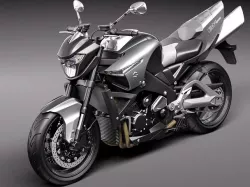 Suzuki B-King 2011 3D model