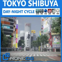 Tokyo Shibuya 3D model