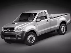 Toyota Hilux single cab 3D model