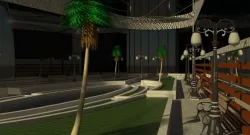 train station interior 3D model