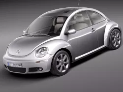 Volkswagen Beetle 2005-2011 3D Model 3D model