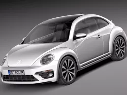 Volkswagen Beetle R-line 2014 3D model