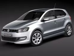 Volkswagen Polo BlueMotion 2010 3D Model 3D model