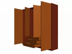 Wardrobe - Armoire 3D model