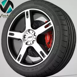 Wheel AEZ Tacana 3D model