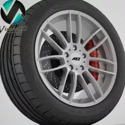 Wheel AEZ Tacana 3D model