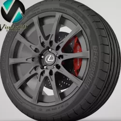 Wheel lexus IS 2 3D model