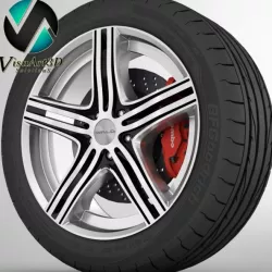 wheel wald 3D model