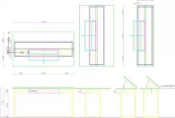 Wooden dining table manufacturing drawings