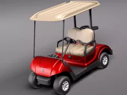 Yamaha Golf Car G29E 2011 3D model