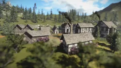15 Medieval Buildings and 12 Props for AAA Games Low-poly  3D model