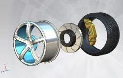 19" Wheel (Tyre Alloy Brake)