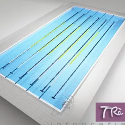 25 MTS SWIMMING POOL BASIC 3D model