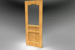 3 PANEL DOOR WITH GLASS