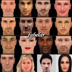 3D faces vol 2 3D model