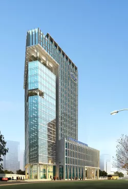 3D Models skycraper Building with city 3D model