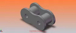  #40 ROLLER CHAIN INNER  LINK