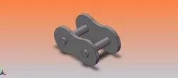 #40 ROLLER CHAIN OUTER LINK