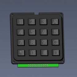 4x4 button keypad matrix 3D Models | Page 1 | STLFinder