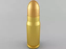 7 62x25 Tokarev Cartridge 3D model