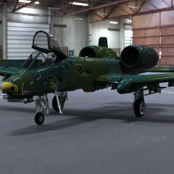 A-10 Thunderbolt II Studio Max obj 3D model