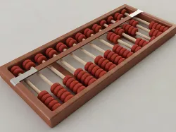 Abacus 3D model
