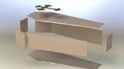 ADULT COFFIN ASM