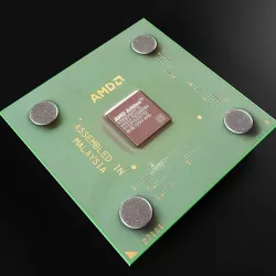 AMD Athlon CPU 3D model