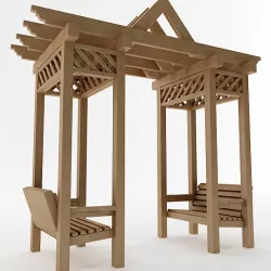 Arbor Trellis Style 2 3D model