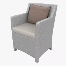 Armchair Dedon Barcelona Richard Frinier 3D model