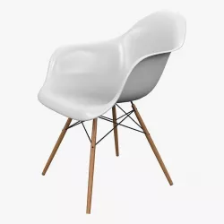 Armchair Vitra DAW Eames Plastic 3D model