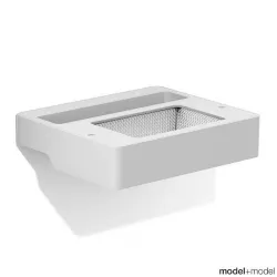 Artemide Architectural Square wall lamp 3D model