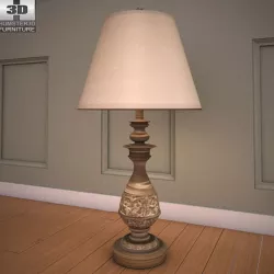 Ashley Cottage Retreat Table Lamp Low-poly  3D model
