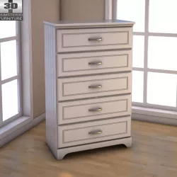 Ashley Lulu Chest Low-poly  3D model