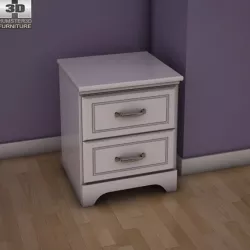 Ashley Lulu Nightstand Low-poly  3D model