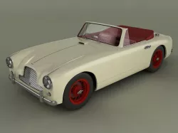 Aston Martin DB2 4 mk1 drophead cabrio 3D model