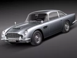 Aston Martin DB5 - 1963 3D model