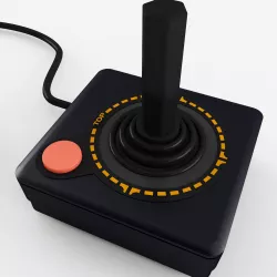 Atari Joystick 3D model