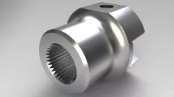 Attachment with serretion