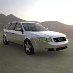Audi A6A Avant 2001 obj 3D model