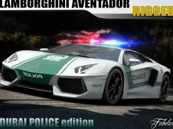 Aventador Dubai police 3D model