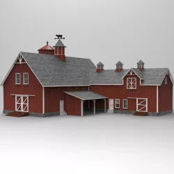 Barn for 3D Studio Max 3D model