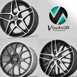BBS rims 3D model