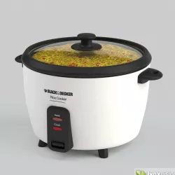 Black Decker Rice Cooker 3D model