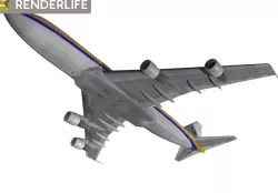 Boeing 747 Aircraft 3D model