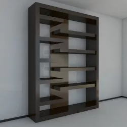 Bookshelf 3D model
