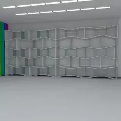 Bookshelf 3D model